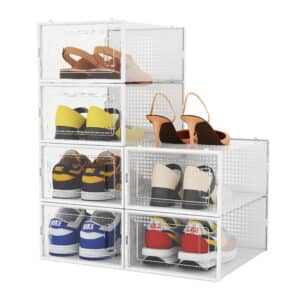 Marino Home  กล่องใส่รองเท้า กล่องรองเท้า พลาสติก  มีฝาปิด เซ็ต 6 ชิ้น No.Y1543