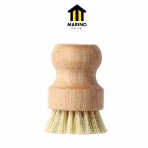 Marino Home แปรงขัดกระทะ ขัดหม้อ ด้ามไม้จริง สไตล์มินิมอล No.Y1994